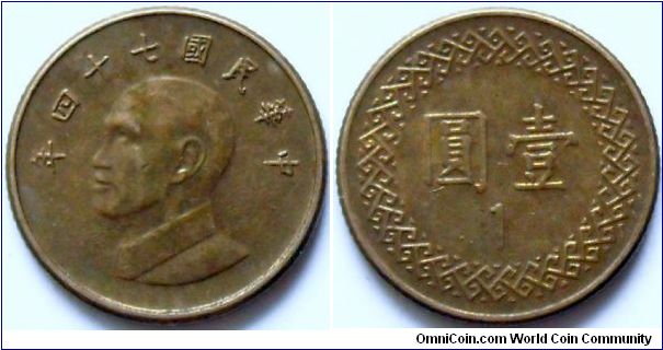 1 yuan.
1985
