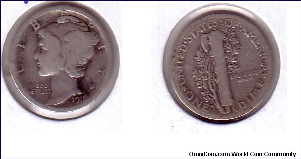 MERCURY HEAD SILVER DIME