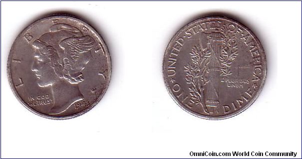 Mercury dime