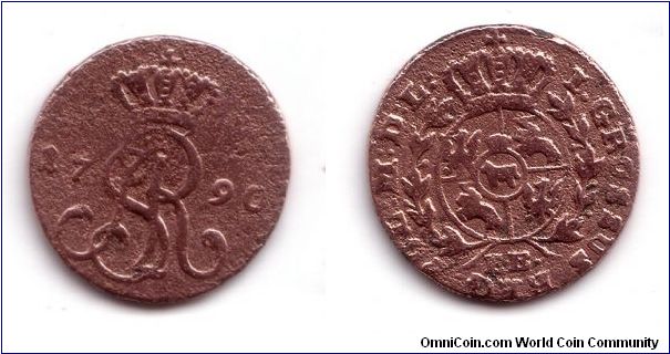 GROSZ Poniatowski,
copper coin