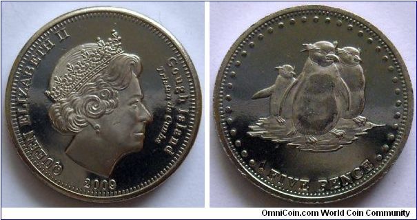 5 pence.
2009, Gough Island