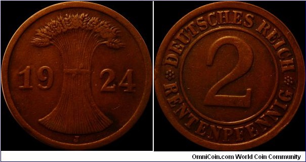 Weimar Republic 2 Rentenpfennig