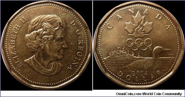 $1 Olympic Lucky Loonie