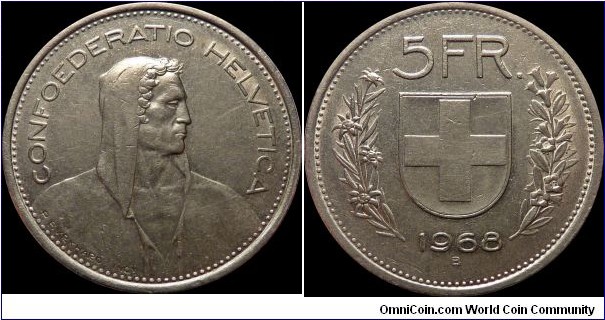 5 Francs 1968 B