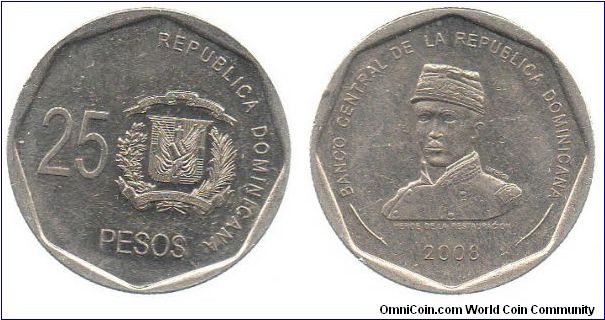 2008 25 Pesos