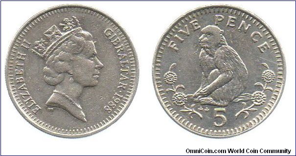 1988 5 pence
