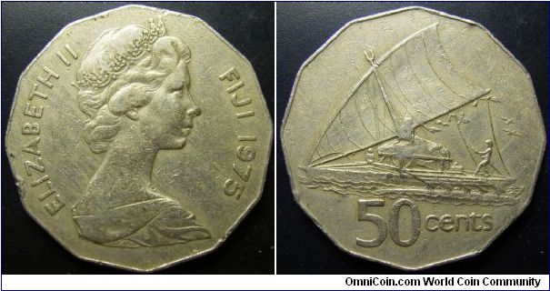 Fiji 1975 50 cents. Found it circulating in Australia.