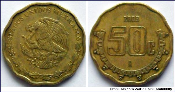 50 centavos.
2003