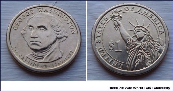 1 Dollar. George Washington 1st President, Release date 17 Feb 2007