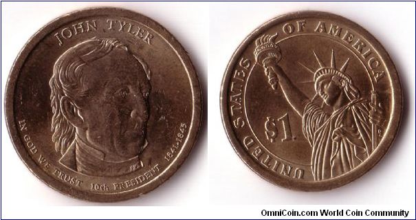 10th president, minted May 21-2009