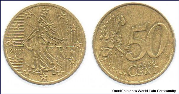 2001 50 Euro cents
