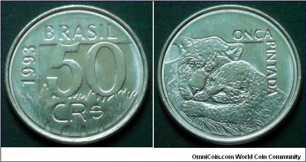 50 cruzeiros reals.
1993