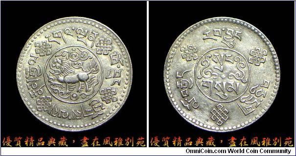 Tibet 3 Srang Sangsong Guomo (Old Edition)
11.92g
Silver: 88/100
30.2mm