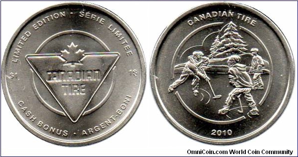 2010 Canadian Tire 1 Dollar - Hockey