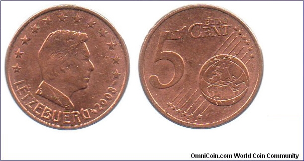2008 5 Euro cents