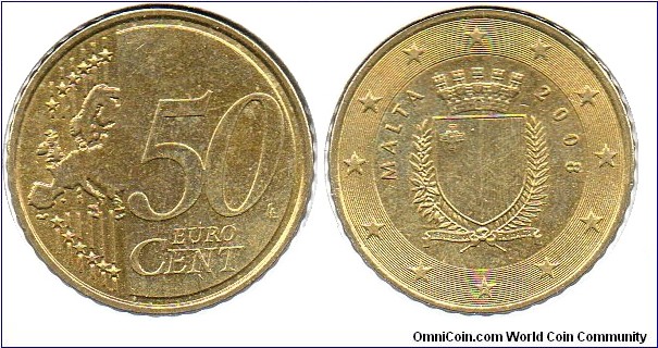 2008 50 Euro cents