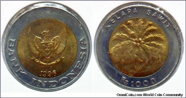 1000 rupiah.
1996