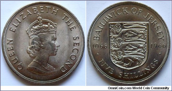 5 shillings.
1966, Norman Conquest
(1066-1966)