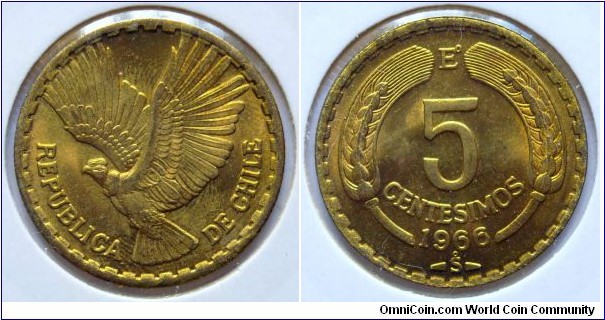 5 centavos.
1966