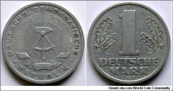 1 mark.
1956. East Germany.