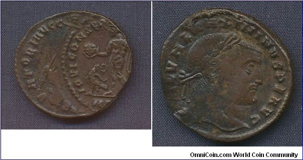 Roman Gallienus, coppercoin doublestrike obverese