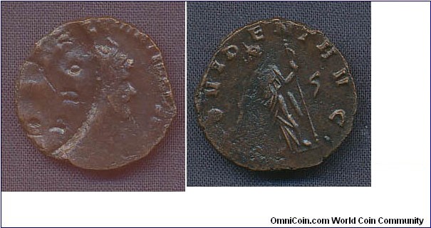Roman Cladius copper counter-brockage