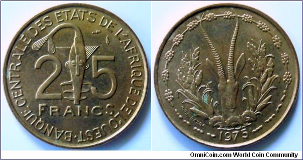 25 francs.
1975
