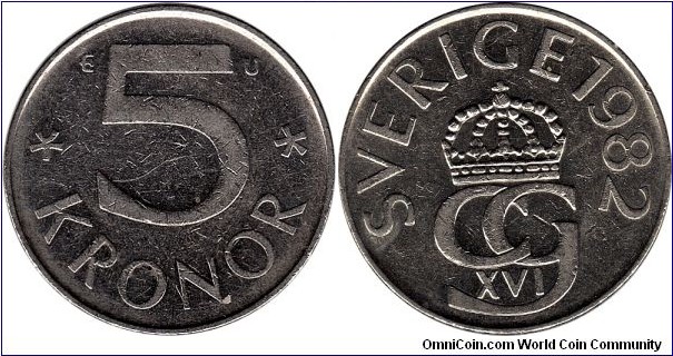5 kronor 1982