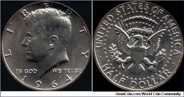 1964-D half dollar