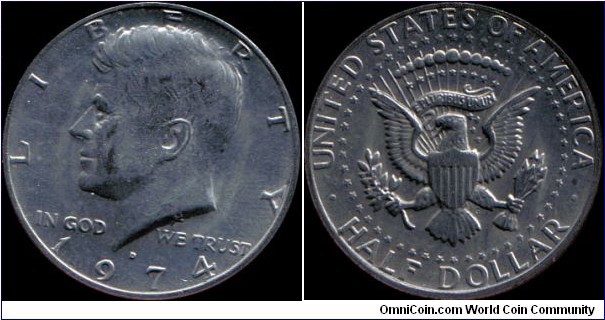 1974-D Half Dollar