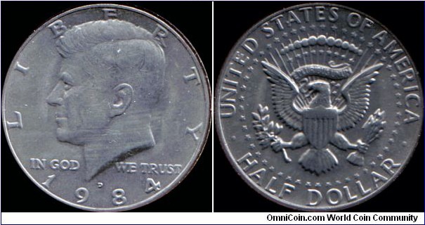 1984-D Half Dollar