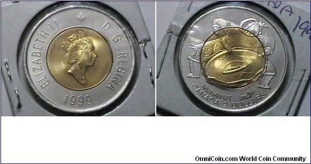 Canadian 1999 2 dollar KP# 357 