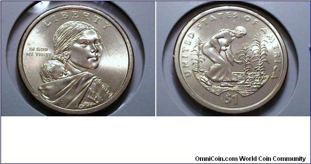 U.S. 2009-P 1 Dollar American Indian 