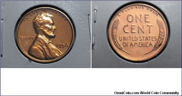 U.S. 1 Cent Lincoln Wheat Proof