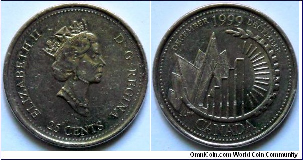 25 cents.
1999, December