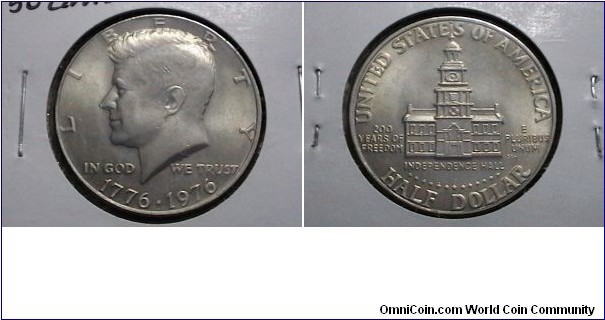 U.S. 1976-P Kennedy Half KM# 205 