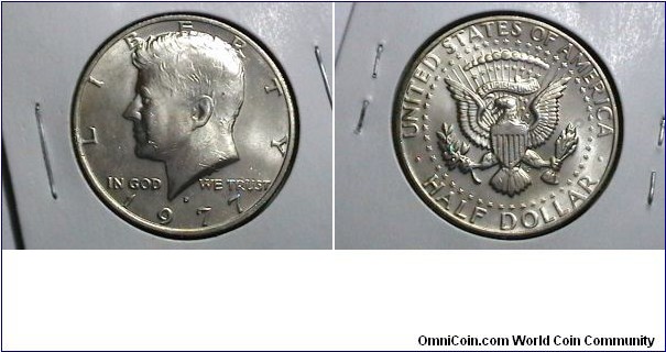 U.S. 1977-D 50 Cents Kennedy Half KM# A202a