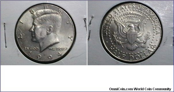 U.S. 1994-D 50 Cents Kennedy Half KM# A202a 