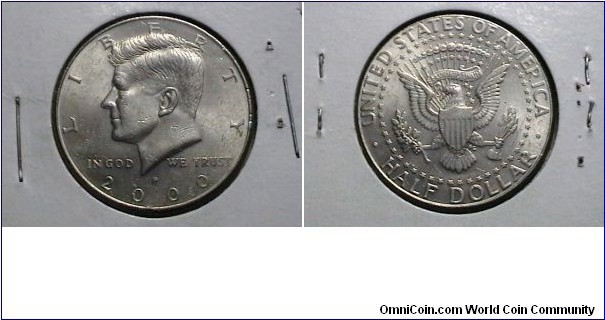 U.S 2000-P 50 Cents Kennedy Half KM#  A202a 