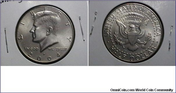 U.S 2004-P 50 Cents Kennedy Half KM#  A202a 