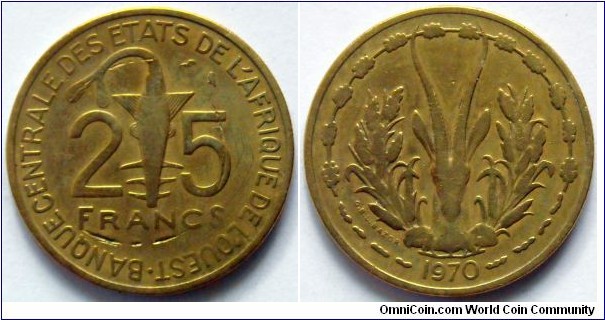 25 francs.
1970