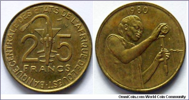 25 francs.
1980