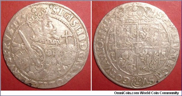 Sigismund III. Ort, 1/4 Thaler 1622