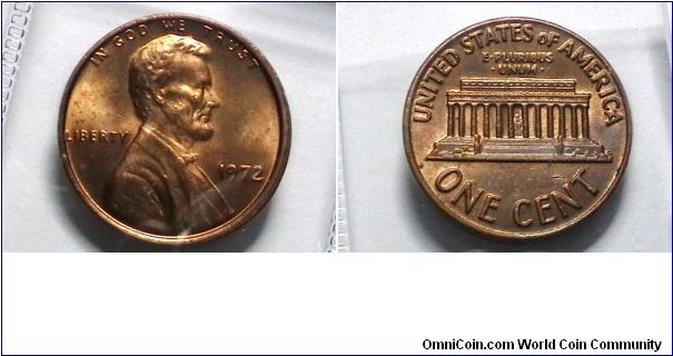 U.S. 1972-P 1 Cent KM# 201 