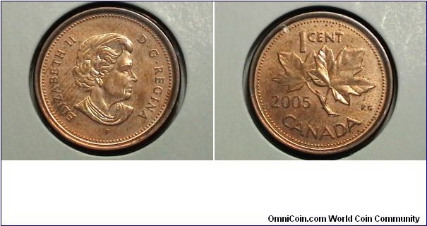 Canada 2005-P 1 Cent KM# 490 