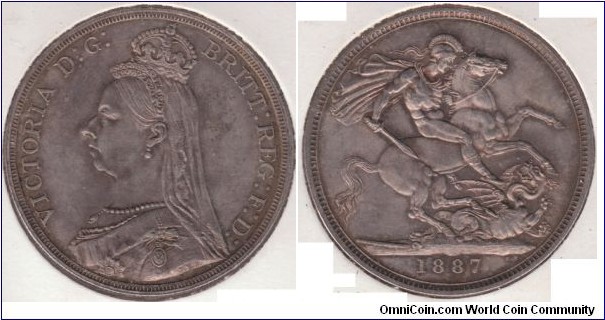 Jubilee Crown- Has been rated by another collector as a Superb Coin because of detail, what do you think? 
