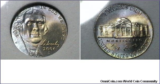 U.S. 2006-D 5 Cents 