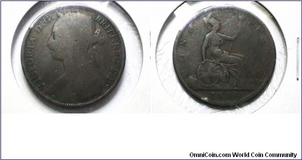 Great Britain 1896 1 Penny 