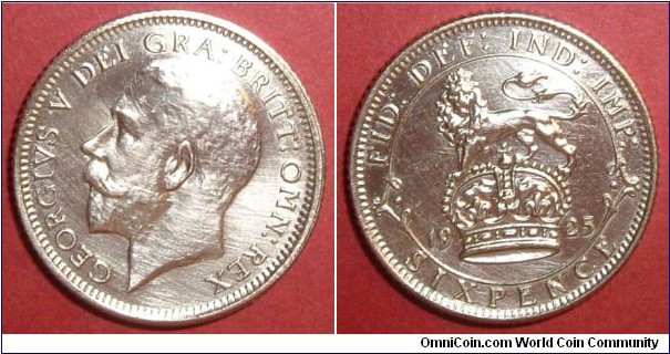 George V Sixpence