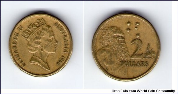 2 Dollars Aluminum-Bronze.